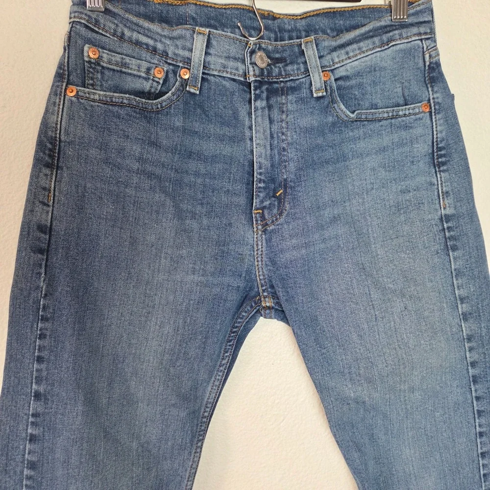 Levi's 505 Straight Leg  Men'sJeans Light Wash Faded Button Fly Vintage‎ W32 L30